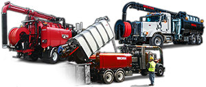 truck mounted sewer jetters, easement machines, root cutter, cctv, 